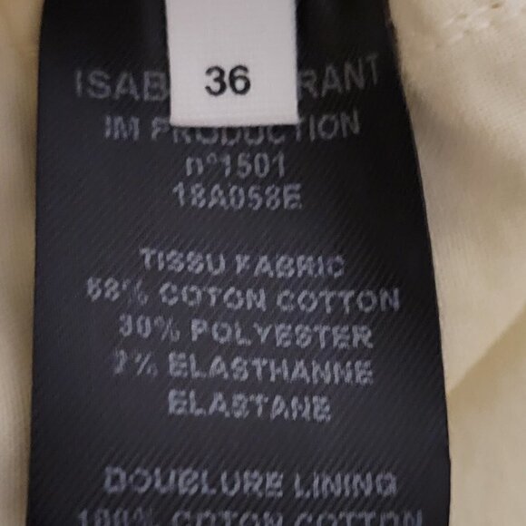 Isabel Marant NWT Etoile Women's Apolo Corduroy Trousers Ecru Size 4​​​​ - Picture 12 of 16